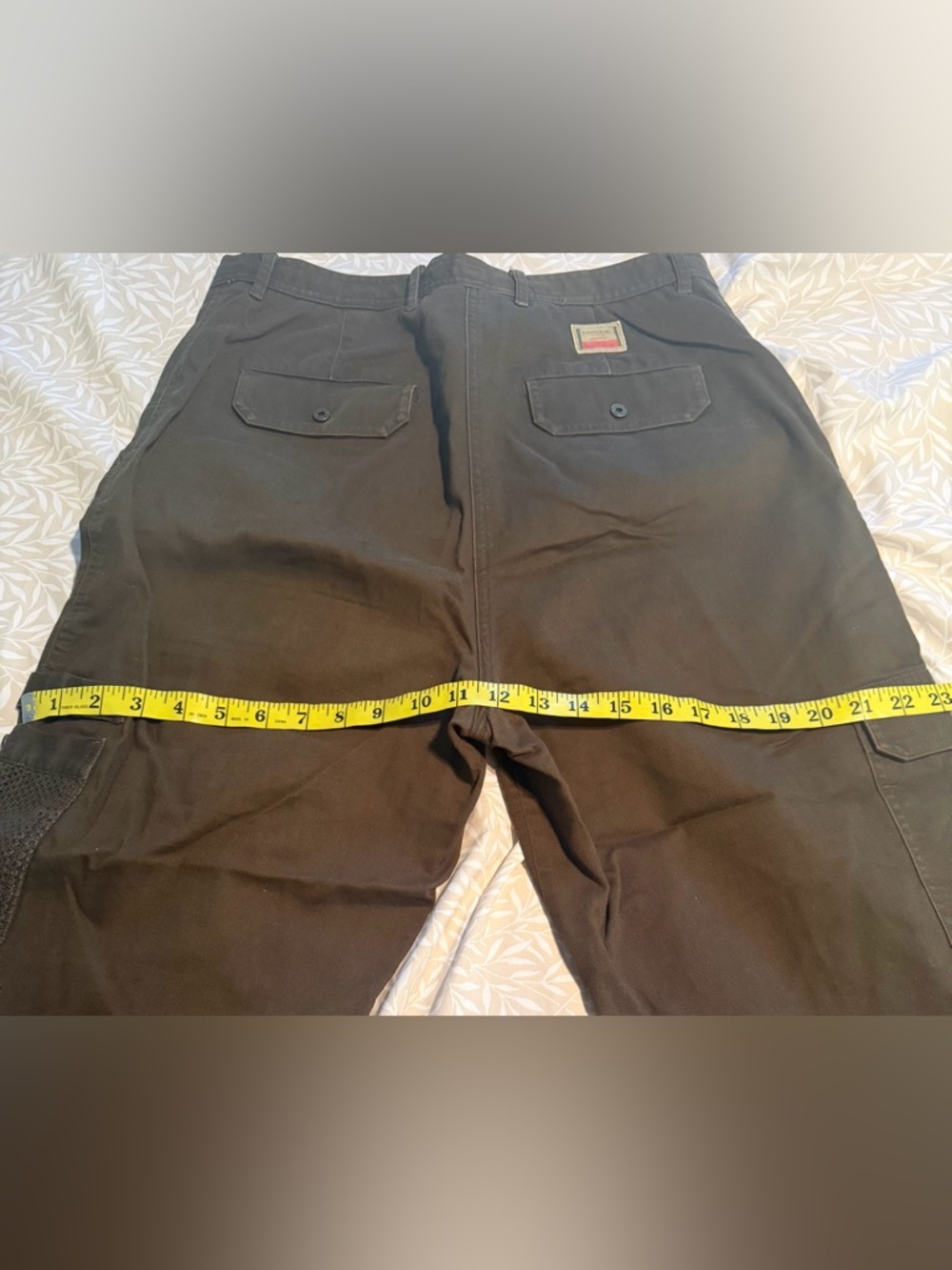 RALPH LAUREN OLIVE CARGO PANTS - Picture 5 of 8